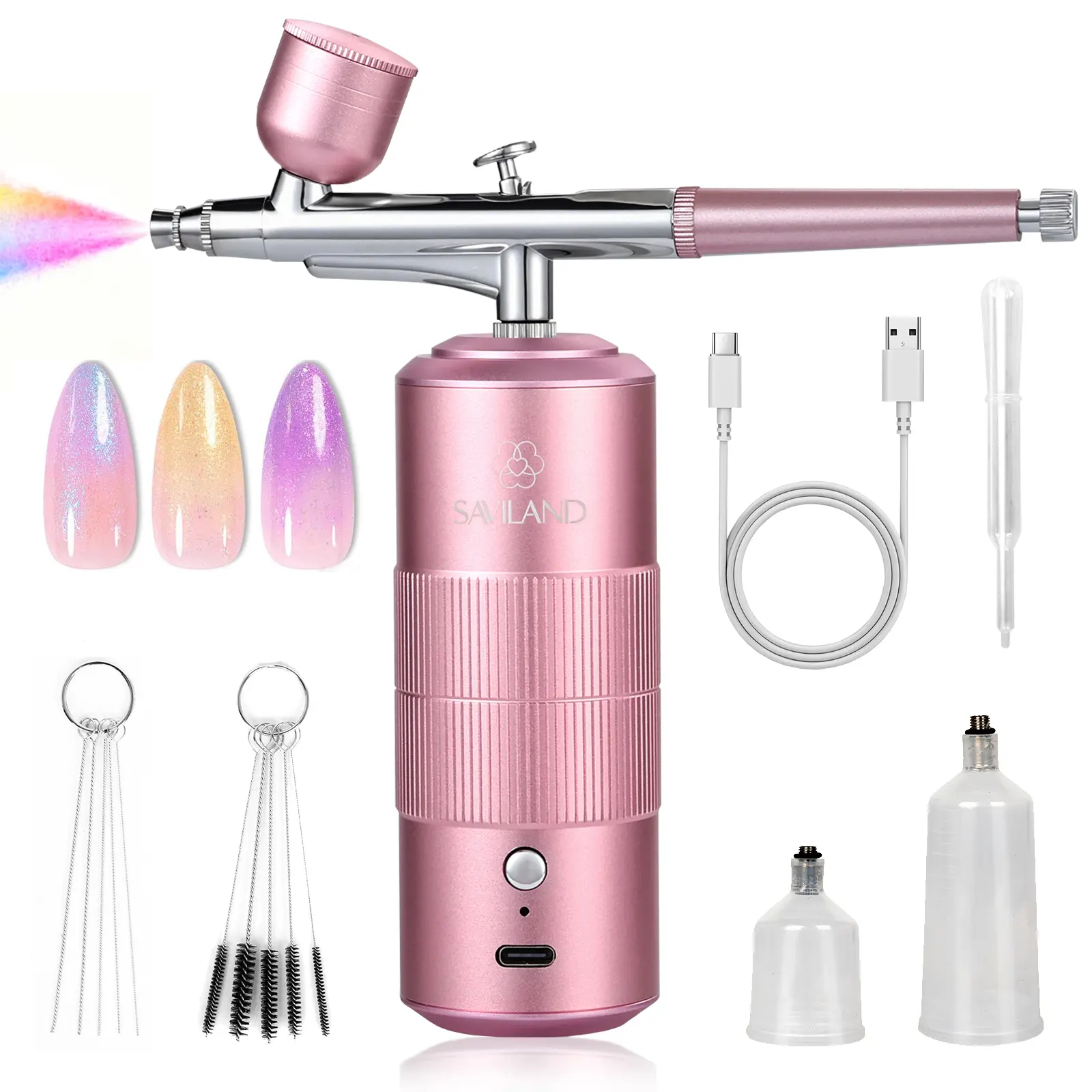 Pink 30 PSI Airbrush Machine Kit