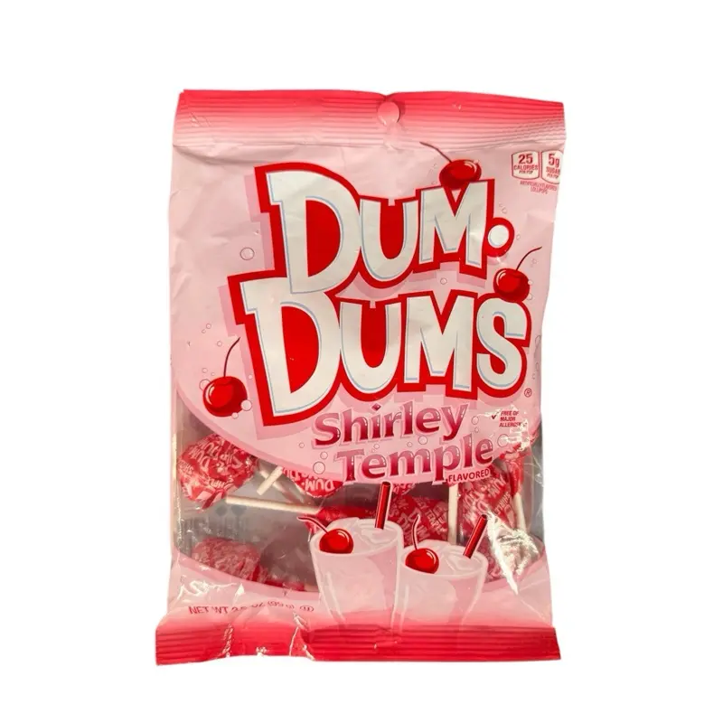 Dum Dum Shirley Temple Lollipops- 1 Bag 3.5 oz