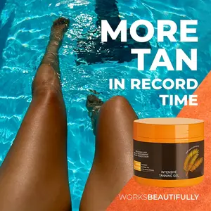 5.29oz/150g-Powerful Tanning Gel-quick Bronzing Effect, Long-lasting Color, Moisturizing And Drying, Forming A Protective Film After Use, with A Firming Effect, Delicate Light Beige, Tanning+Sunless Tanners