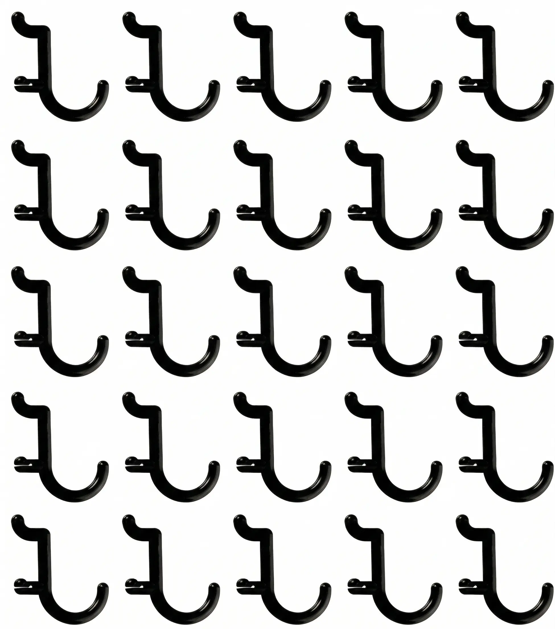 LockHooks Precision Hook – 1.5" J-Hook Pegboard Hook Organiser Garage