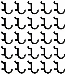 LockHooks Precision Hook – 1.5" J-Hook Pegboard Hook Organiser Garage