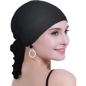 Soft & Comfortable Chemo Headscarf Turban - Headwraps for Women with Hair Loss, Cancer Patients, Long Hair Coverage, Slip-On Design, Sealed Packaging, Christmas, gifts, Cotton, Minimalist