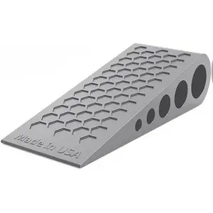 Door Stoppers for Bottom of Door Premium Floor Rubber Door Stop Wedge Made in USA Heavy Duty Honeycomb Design for Carpet, Tile, Ideal for Home, School, Commercial,Grey