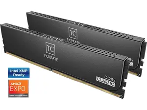 Team T-CREATE CLASSIC 64GB (2 x 32GB) DDR5 5600 (PC5 44800) Desktop Memory Model CTCCD564G5600HC46DC01