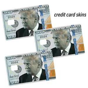 3 Pcs Donald Trump president 45-47Stickers Waterproof Vinyi debit creditskin cover ebt -Trump 2024 DebitCard Skin