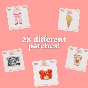 Iron-On Custom Patches Embroidery Set - Multiple Designs - The Darling Effect