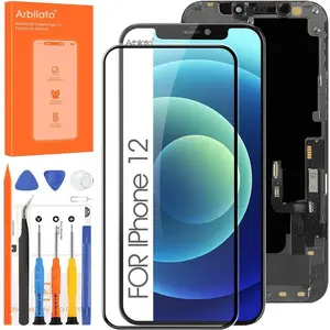 Screen for iPhone 12 Screen Replacement for iPhone 12 Pro LCD Screen A2403, A2172, A2407 ,A2341 3D Touch Display Digitizer Assembly Repair Parts