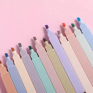 12 Soft-Colored Highlighters That Are Resistant to Bleeding And Smudging, Ideal for Bible Study And Journals, Suitable for Students Aged 14 And Above, Making Them Perfect for School Supplies And Gifts