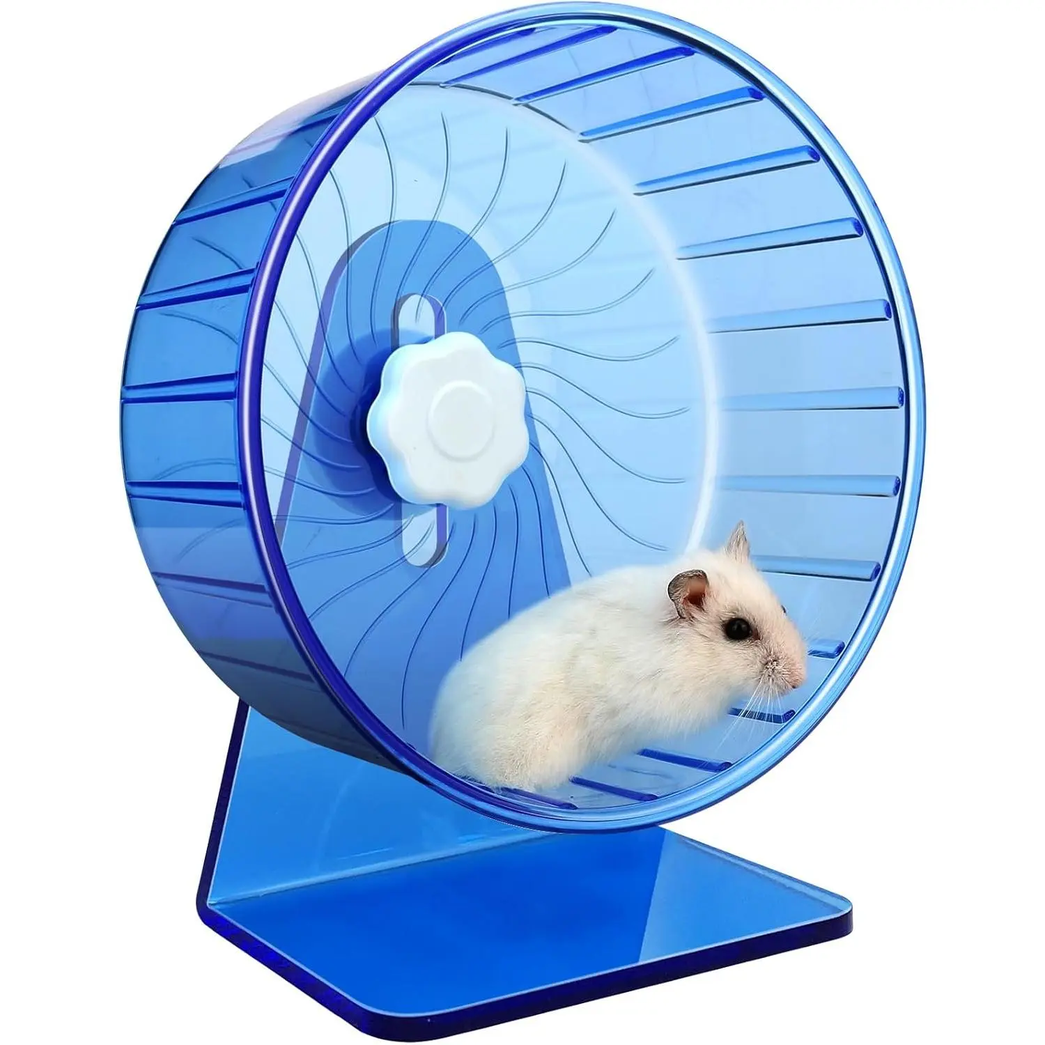 Hamster Wheel,Silent Wheel,Super Silent Hamster Exercise Wheels,Silent Hamster Wheel,Adjustable Stand Hamsters Exercise Wheels,Quiet Rat Wheel (? 5.5 inch, Blue)