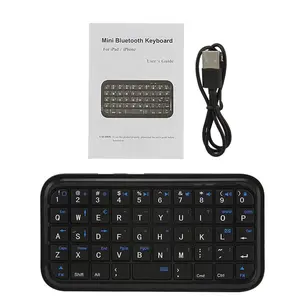 Mini Bluetooth 3.0 Keyboard Type-C Rechargeable 49 Key Slim Travel Size Wireless Keypad for Tablets & Smartphones Android Windows iPhone with Micro USB Cable - Port, Device, Tactile Feedback