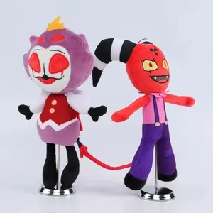 30cm Helluva Boss Plush Dolls - Plush Fabric, PP Cotton Filled Soft Stuffed Toys Featuring Asmodeus, Loona, Stolas, Loo Lander, Blitzo Characters, Baby Gifts