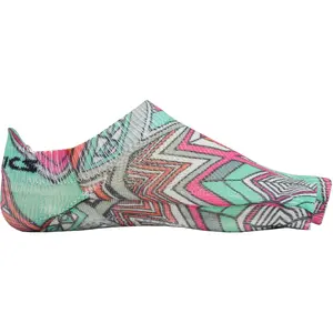 ASICS Womens Studio No-Slip Single Tab Toeless Socks Studio Athletic Athletic - Blue, Pink