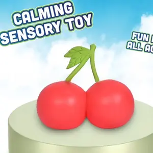Cross-border new product Squeezy Squeeze Cherries cherry stress-relief toy