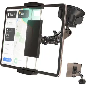 Tablet Mount for   ipad Holder Suction Cup Phone Stand for Windshield Dash Wall  Desk,360? Metal Bracket for 4.7"-13" Tablet iPad Pro Air Mini
