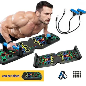 5-in-1 Home Strength Training Push-up Board | Non-slip Foldable Bottom Pads | Chest Abdominal Trainer for Men Women | All Body Types, Fitness Enthusiast Gifts