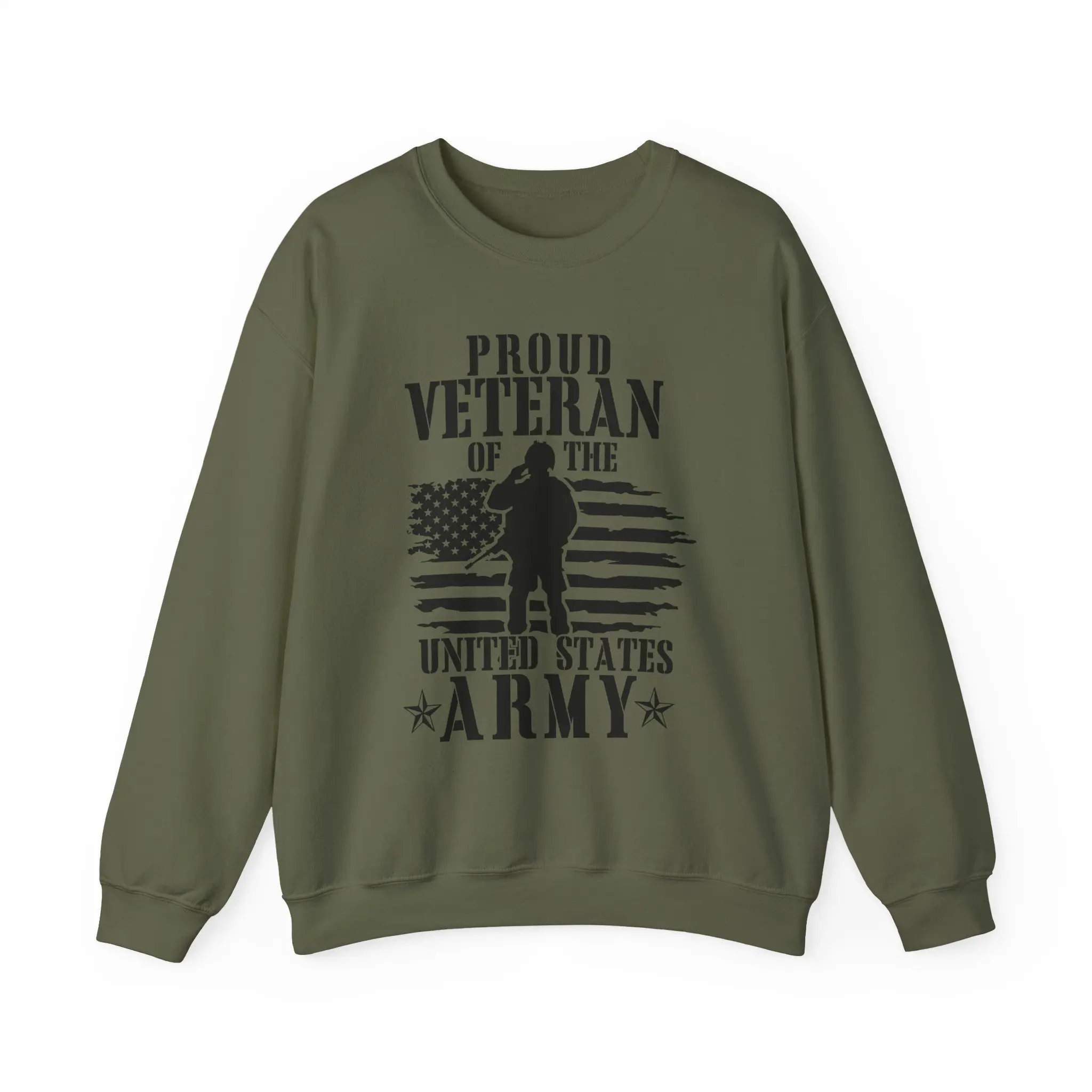 Army Veteran Sweatshirt, Military Appreciation Gift, Army Spirit Wear, Perfect for Veterans Day, Casual Comfort