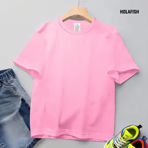Holafish 3Pack Unisex Youth Quick Dry Mesh T Shirts Short Sleeve Dry Fit Athletic Play School Gym Camp Summer Tee for Kids summervibes