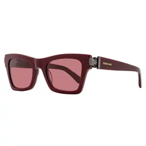 Ferragamo Gancini Evolution Sunglasses SF2013S 606 Burgundy 52mm