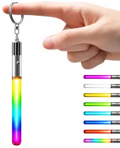 LED Lightsaber Keychain 8 COLOR MODES