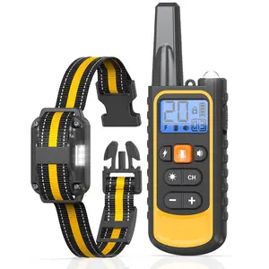 Shock Collar for Dogs, 2600ft 3 Modes Dog Training Collar, IP67 Waterproof Dog Shock Collar with Remote/Safe Lock/Anti-Lost Light/Vibration/Beep/Shock Collar for Small Medium Large Dogs 8-120lbs