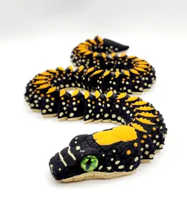 Paradise Flying Snake – Articulated Flexi Fidget Toy, 3D Printed Desk Pet, Stress Relief