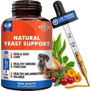 Natural Dog  and Cat Yeast Support Supplement Tea