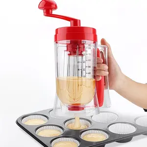 Pancake & Cupcake Mixer and Batter Dispenser , a Handheld Funnel for Pouring, Perfect Baking Tool for Cupcakes, Waffles, Muffin Mix, or Any Baked Goods