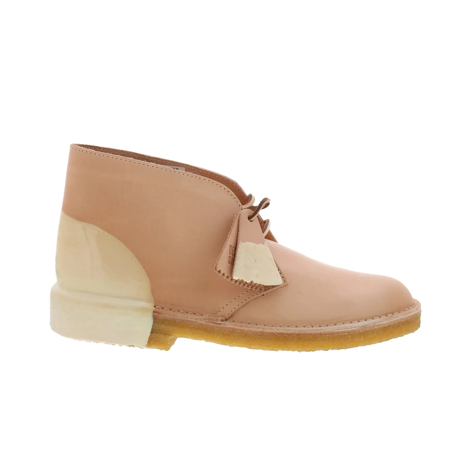 Clarks Desert Boot 26159091 Mens Beige Leather Lace Up Desert Boots