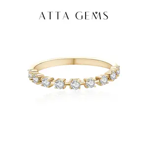 Elegant Glittering Round Cut D Color VVS1 Synthetic Moissanite Engagement Ring, Women's Wedding Band, Anniversary Ring, R036 Gift, Elegant Glittering Ring summerwins,summerwins