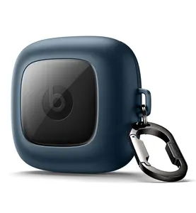 SURITCH for Powerbeats Pro Case Cover (ONLY CASE, No Earphones Included), Shockproof Magnetic Cases for Beats Powerbeats Pro Wireless Earbuds, Protective Cover with Magnetic Lid Lock & Carabiner, Full-Body Drop Protection