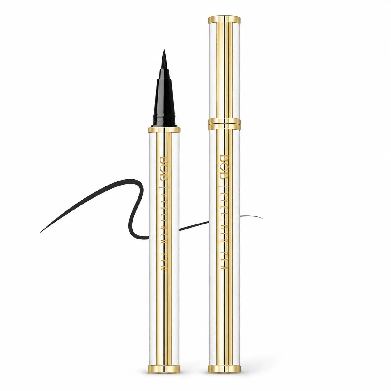Liquid Eyeliner Pen | Waterproof Long Lasting Eyeliner with Fine Tip | Smudge-Resistant Eye Makeup for Precise Lines