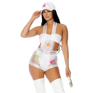 Forplay Women's Halloween In the Paint 4-Piece Women's Sexy Painter Costume