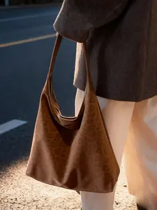 Tote Bag Korean Trendy Underarm Dumpling Bag for Women, Winter New Fashion Casual Large Capacity Shoulder Bag, Leopard Print