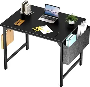 32-Inch Small Computer Office Desk for Kids and Students, perfect for studying and writing. This modern, simple PC table features a storage bag and headphone hooks, making it an ideal addition to any home or bedroom.