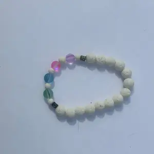Multicolor bead lava bracelet