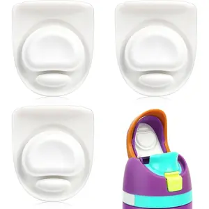 3pcs Replacement Stopper Compatible with Owala FreeSip 24oz 32oz 40oz, BPA-Free Silicone Water Bottle Lid Gasket for Owala Free Sip Bottle Mouth Top Cap Stopper Seal Rubber Parts Accessories(White)