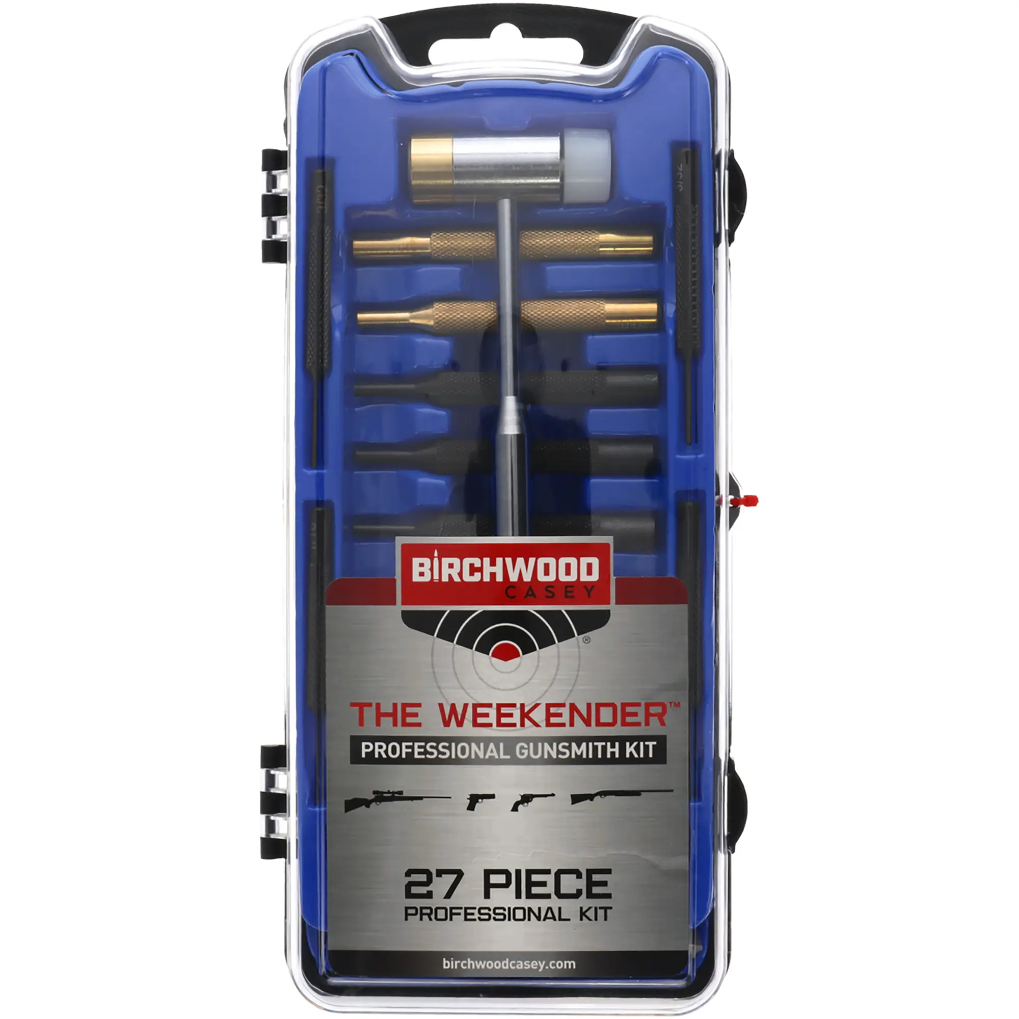 Birchwood Casey - Weekender Professional Gunsmith 27 Piece Kit, Completing Tasks At Home, Gunsmith Projects, Perform Gunsmith Tasks