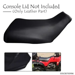 CROSSDESIGN Leather Seat Cover, Black Replacement Seat Cover for 1997-2004 Honda Foreman 400-450 Motorcycle, Leather Seat Covers, Black Seat Covers