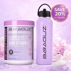 Premium Collagen Powder + Bottle Combo – Improve Skin, Hair & Nails for Radiant Beauty