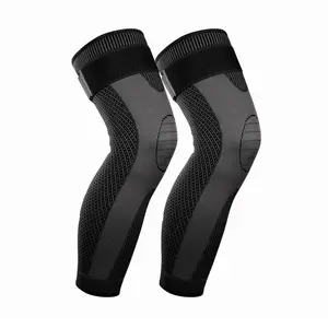【High-Elasticity】Full Leg Sleeves Long Compression Leg Sleeve Knee Sleeves Protect Leg, for Man Women Basketball, Arthritis Cycling Sport Football, Reduce Varicose Veins and Swelling of Legs