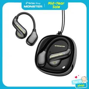 Monster Ear Buds – Bluetooth Headphones with Rotatable Fidget Spinner Design, 165H Playtime, Noise Cancelling Microphone, Bluetooth 6.0 Wireless Earbuds, Waterproof & Sweatproof for Gym, Travel, Office - SummerWins - DealsForYouDays