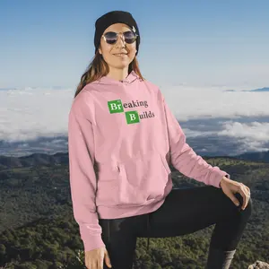 Breaking Builds Hoodie - Cozy Gift for Programmer, Developers and Coders, Unique Graphic Unisex Apparel, Casual Fashion Menswear