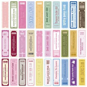 Bookmark, 30pcs/set Simple Creative Paper Bookmark, Reading Bookmark, Book Decoration Card, Reading Bookmark for Home School Office, Book Accessories, Book Reading Stickers