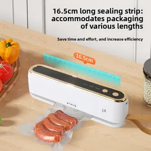 USB Portable Vacuum Sealer | Mini Food Sealer, Vacuum Preservation Machine, Kitchen Food Storage & Bag Sealer