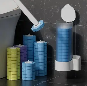 24PCS Disposable Toilet Brush with Refills | Hygienic Bathroom Cleaning Hack You Need!