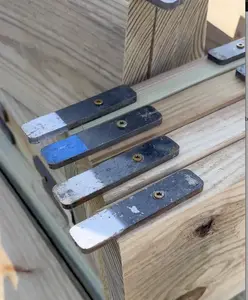 Joist Suspension Clips 40 Pack DIY Rubber Band Double Sided Adhesive for Easy Deck Frame Installation