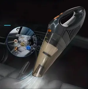 Car Vacuum Cleaner, Super Strong Suction, Cordless Handheld with 2 Cartridges, Food & Dust Residue Remover, Small Particle Cleaner