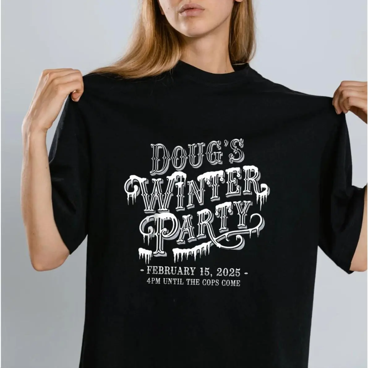 Doug party tshirt, Doug trend tee, Doug's winter party, Doug's invitation party ,funny dad gift, Graphic Shirt, Fun and