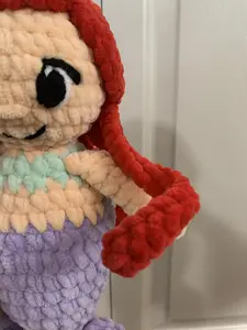 handmade crochet mermaid