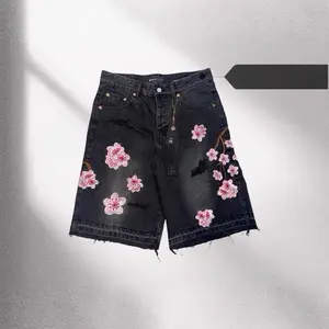 Retro European American Style Anti-old Casual Slim Shorts